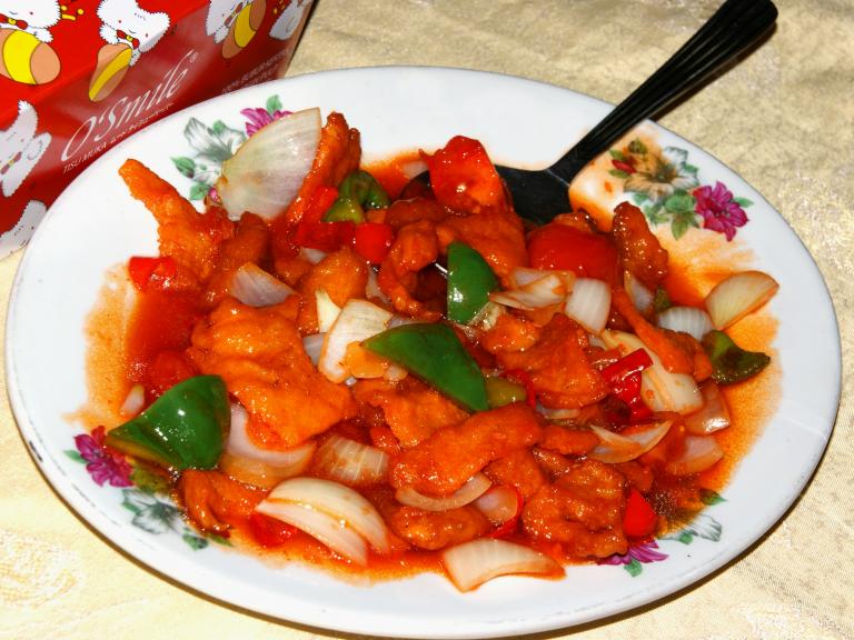 Рыба в кисло-сладком соусе